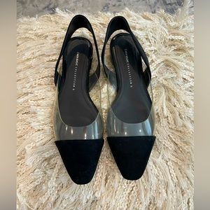 Zara sling back sandals